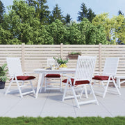 Stoelkussens Oxford stof 4 stuks rood