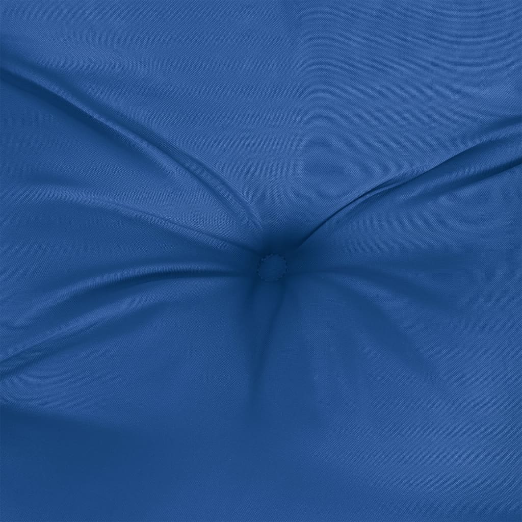Stoelkussens 2 st 40x40x7 cm oxford stof blauw