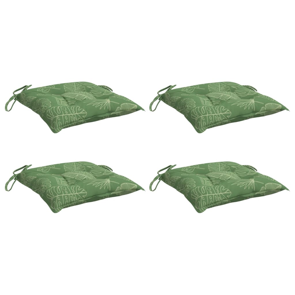 Stoelkussens Stof Bladpatroon 4
