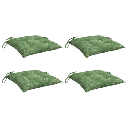 Stoelkussens Stof Bladpatroon 4