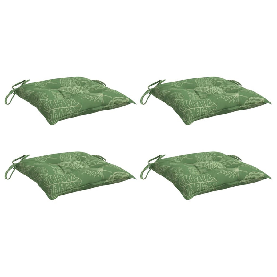 Stoelkussens Stof Bladpatroon 4