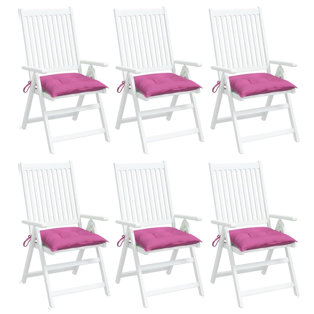 Stoelkussens Stof Roze 6 40 x 40 x 7 cm