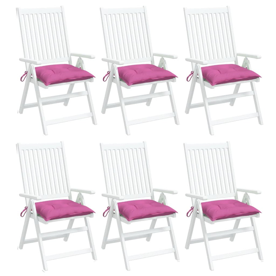 Stoelkussens Stof Roze 6 40 x 40 x 7 cm