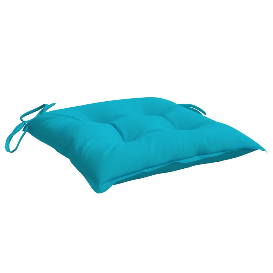 Stoelkussens Stof Turquoise 6 40 x 40 x 7 cm