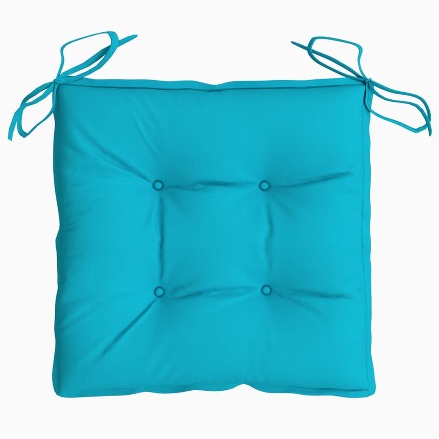 Stoelkussens Stof Turquoise 6 40 x 40 x 7 cm