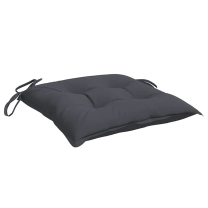 Stoelkussens 4 st 50x50x7 cm oxford stof antracietkleurig