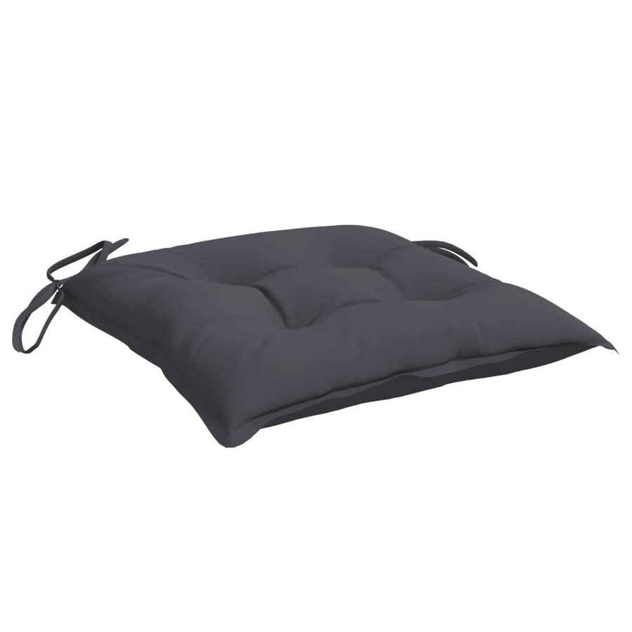 Stoelkussens 4 st 50x50x7 cm oxford stof antracietkleurig