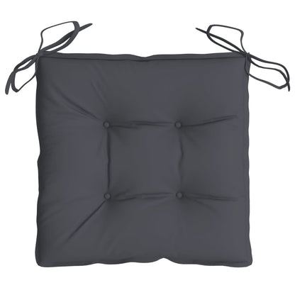 Stoelkussens 4 st 50x50x7 cm oxford stof antracietkleurig