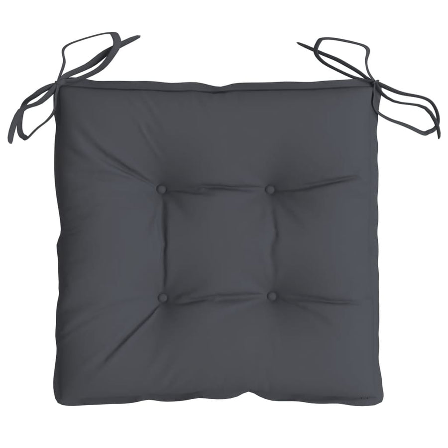 Stoelkussens 6 St 50X50X7 Cm Oxford Stof Antracietkleurig