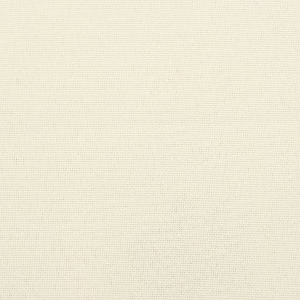 Stoelkussens 6 st 50x50x7 cm oxford stof crèmewit