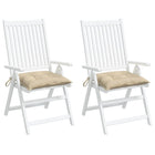 Pallet Cushions 2 pcs 50x50x7 cm Oxford fabric beige