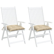 Palletkussens 2 st 50x50x7 cm beige oxford stof