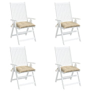 Palletkussens 4 st 50x50x7 cm beige oxford stof