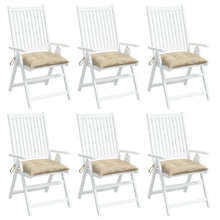 Palletkussens 6 st 50x50x7 cm oxford stof beige