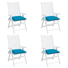 Palletkussens 4 st 50x50x7 cm lichtblauw oxford stof