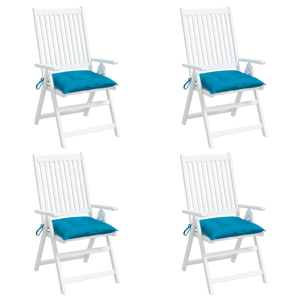 Palletkussens 4 st 50x50x7 cm oxford stof lichtblauw