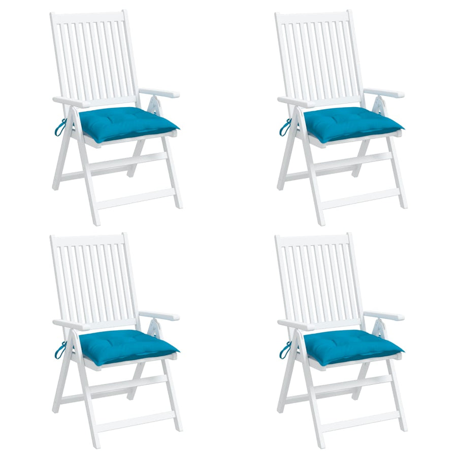 Palletkussens 4 st 50x50x7 cm oxford stof lichtblauw