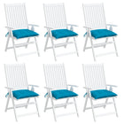 Palletkussens 6 st 50x50x7 cm lichtblauw oxford stof