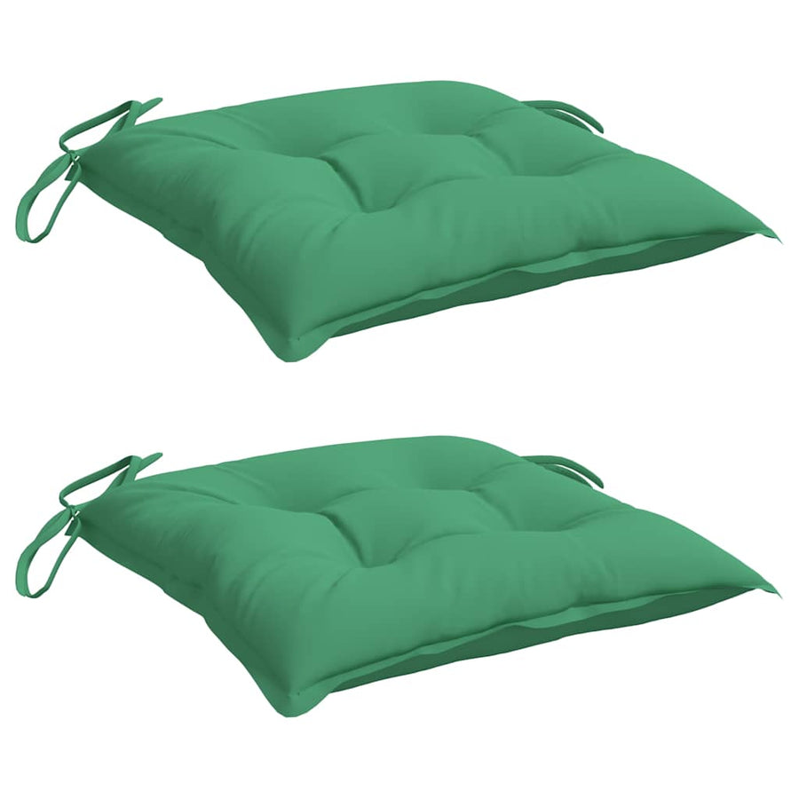 Palletkussens 2 st 50x50x7 cm oxford stof groen