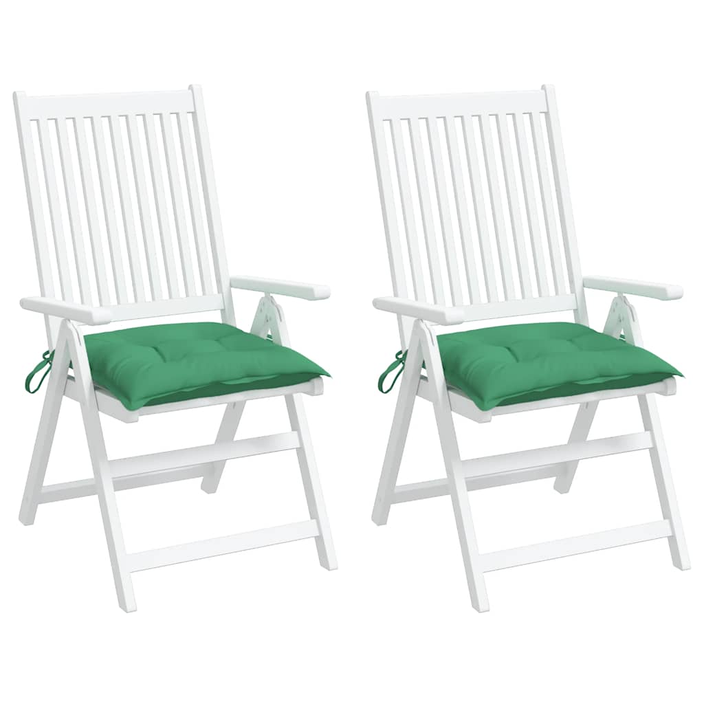 Palletkussens 2 st 50x50x7 cm oxford stof groen