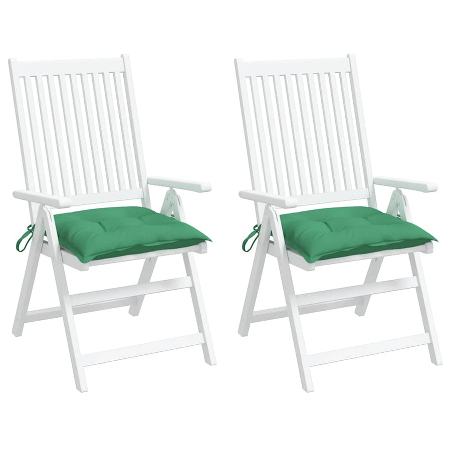 Palletkussens 2 st 50x50x7 cm oxford stof groen
