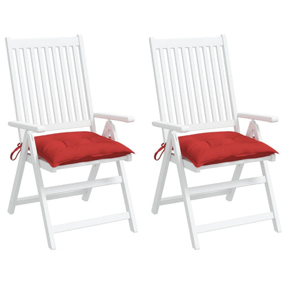 Palletkussens 2 st 50x50x7 cm oxford stof rood