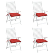 Palletkussens 4 st 50x50x7 cm rood oxford stof