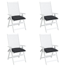 Palletkussens 4 St 50X50X7 Cm Oxford Stof Zwart