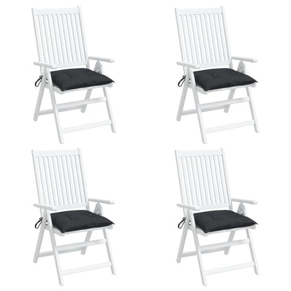 Palletkussens 4 St 50X50X7 Cm Oxford Stof Zwart