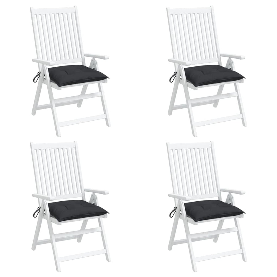 Palletkussens 4 St 50X50X7 Cm Oxford Stof Zwart