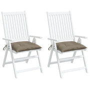 Palletkussens 2 st 50x50x7 cm taupe oxford stof
