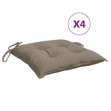 Palletkussens 4 st 50x50x7 cm oxford stof taupe