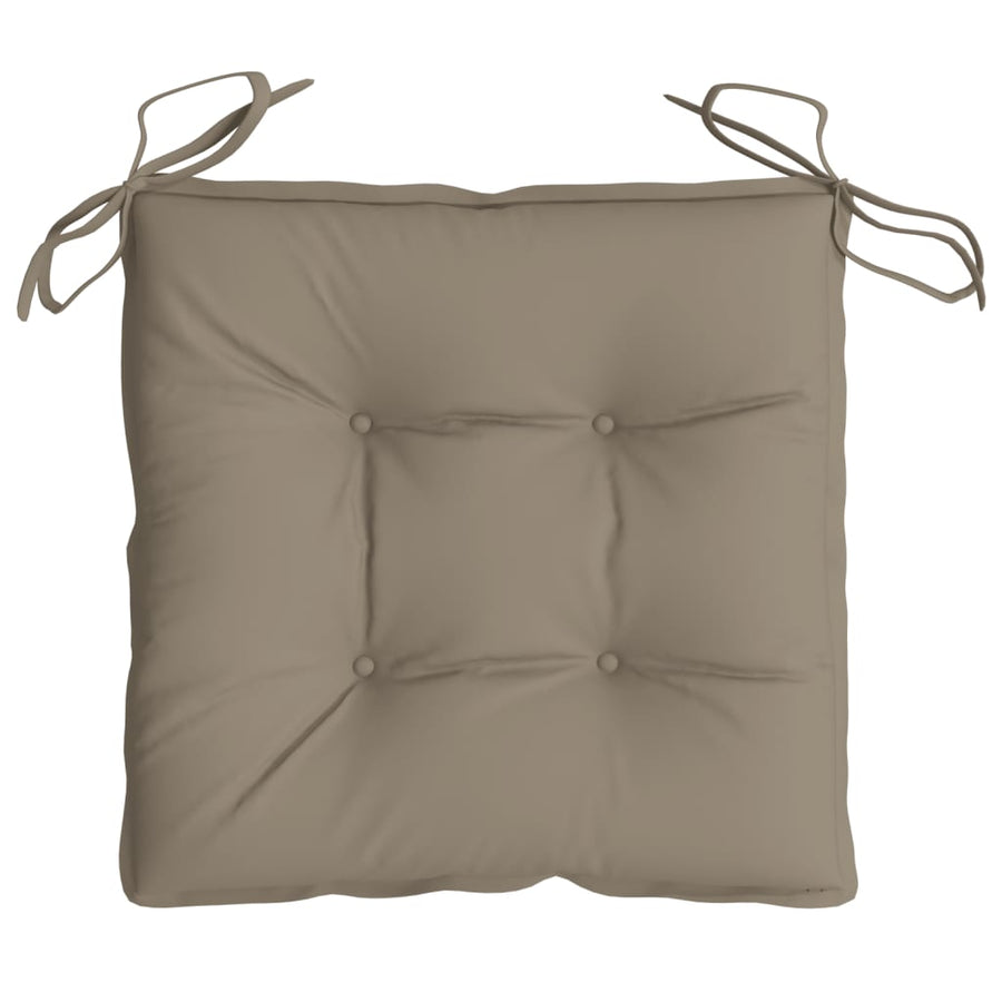 Palletkussens 4 st 50x50x7 cm oxford stof taupe