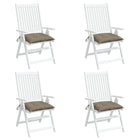Palletkussens 4 st 50x50x7 cm taupe