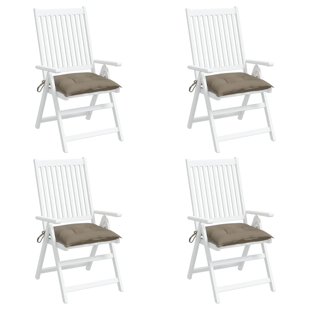 Palletkussens 4 st 50x50x7 cm oxford stof taupe