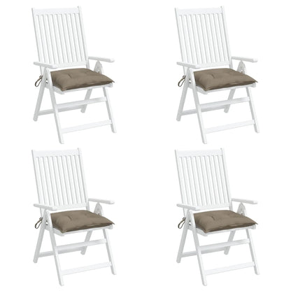 Palletkussens 4 st 50x50x7 cm oxford stof taupe