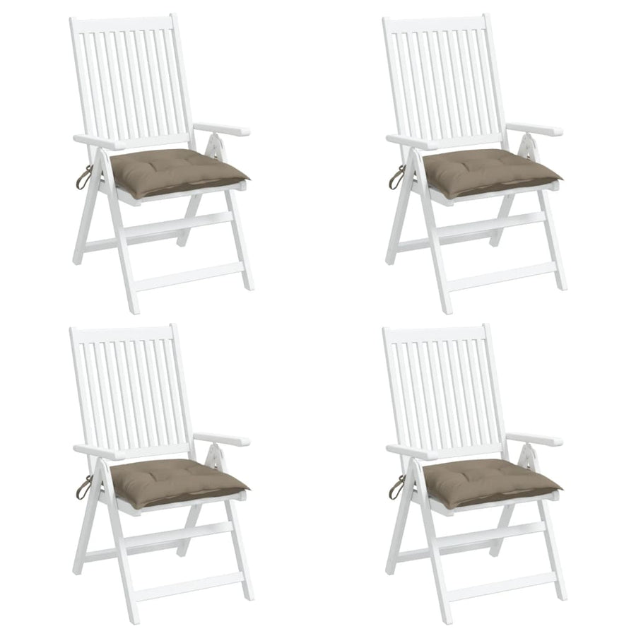 Palletkussens 4 st 50x50x7 cm oxford stof taupe
