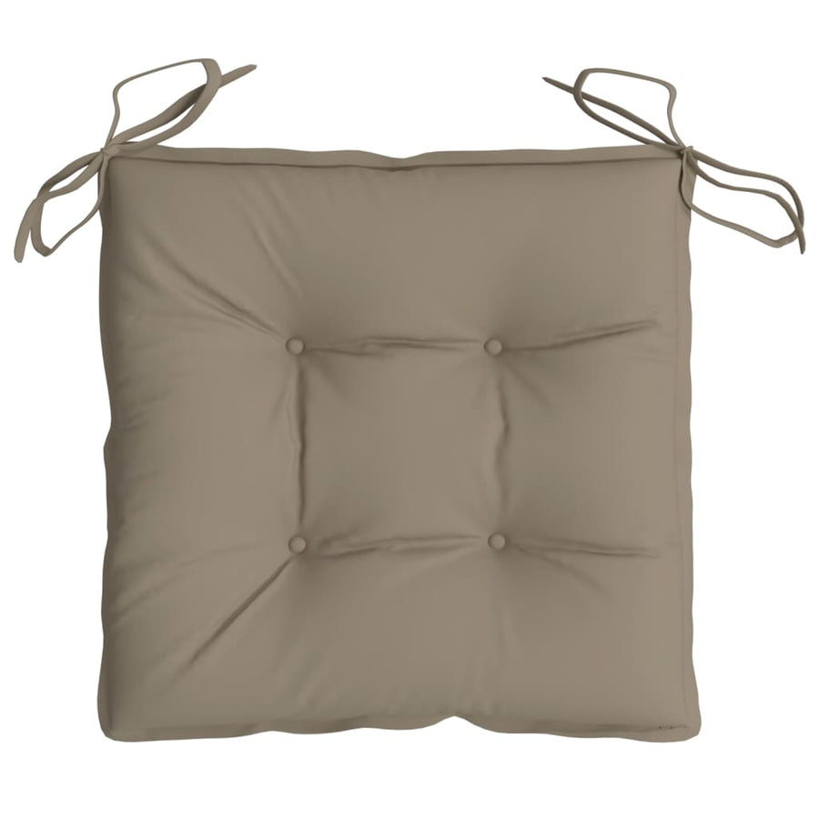 Palletkussens 6 st 50x50x7 cm oxford stof taupe