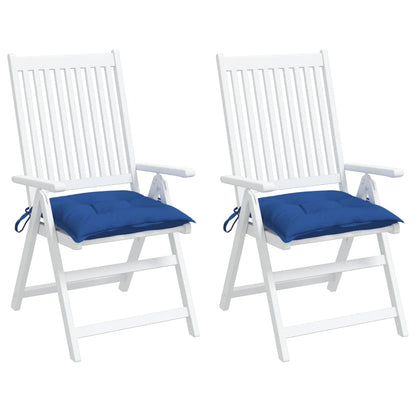Palletkussens 2 st 50x50x7 cm oxford stof blauw