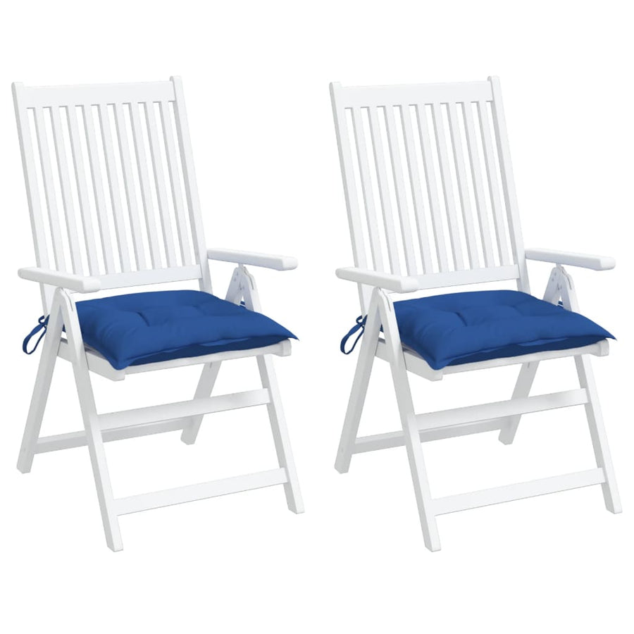Palletkussens 2 st 50x50x7 cm oxford stof blauw