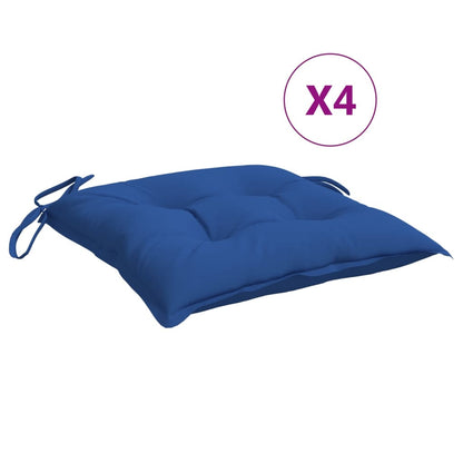 Palletkussens 4 st 50x50x7 cm oxford stof blauw