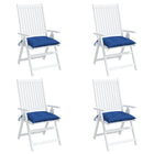 Palletkussens 4 st 50x50x7 cm blauw oxford stof