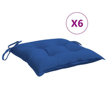 Palletkussens 6 st 50x50x7 cm oxford stof blauw