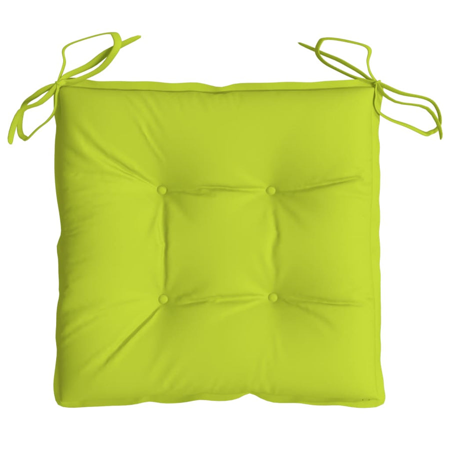 Palletkussens 2 st 50x50x7 cm oxford stof felgroen