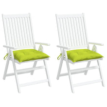 Palletkussens 2 st 50x50x7 cm oxford stof felgroen