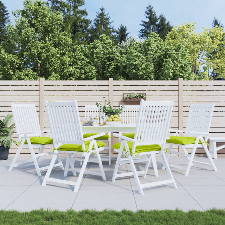 Palletkussens 6 st 50x50x7 cm oxford stof felgroen