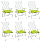 Palletkussens 6 st 50x50x7 cm felgroen