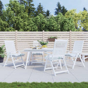 Stoelkussens 4 st 50x50x7 cm bladpatroon