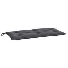 Tuinbankkussen 100x50x7 cm oxford stof antracietkleurig