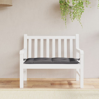 Tuinbankkussen 100x50x7 cm oxford stof antracietkleurig